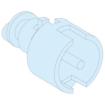 Kéttollú zár betét 3mm IP55 LVS09932