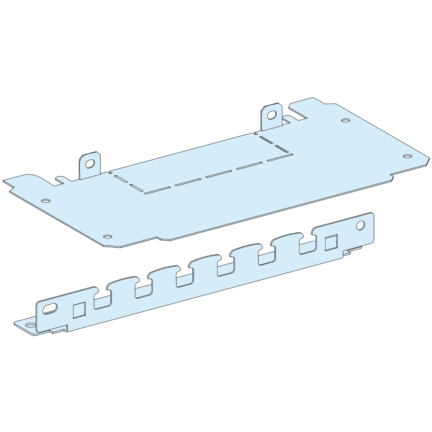 GLAND PLATE FOR W300 PLINTH FLOOR-STANDING ENCLOSURE PRISMA G