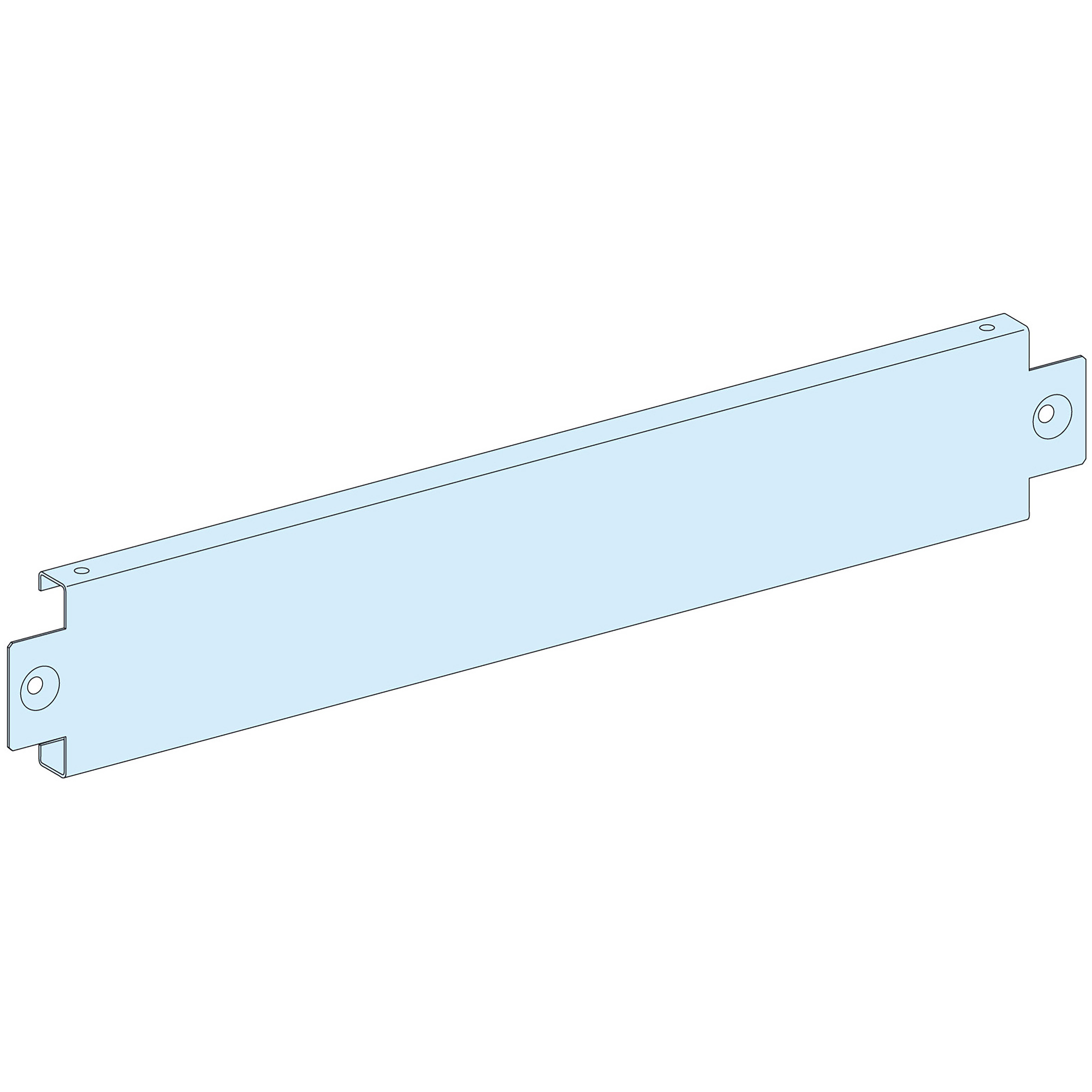 Socle F.av/arr.piliers L800