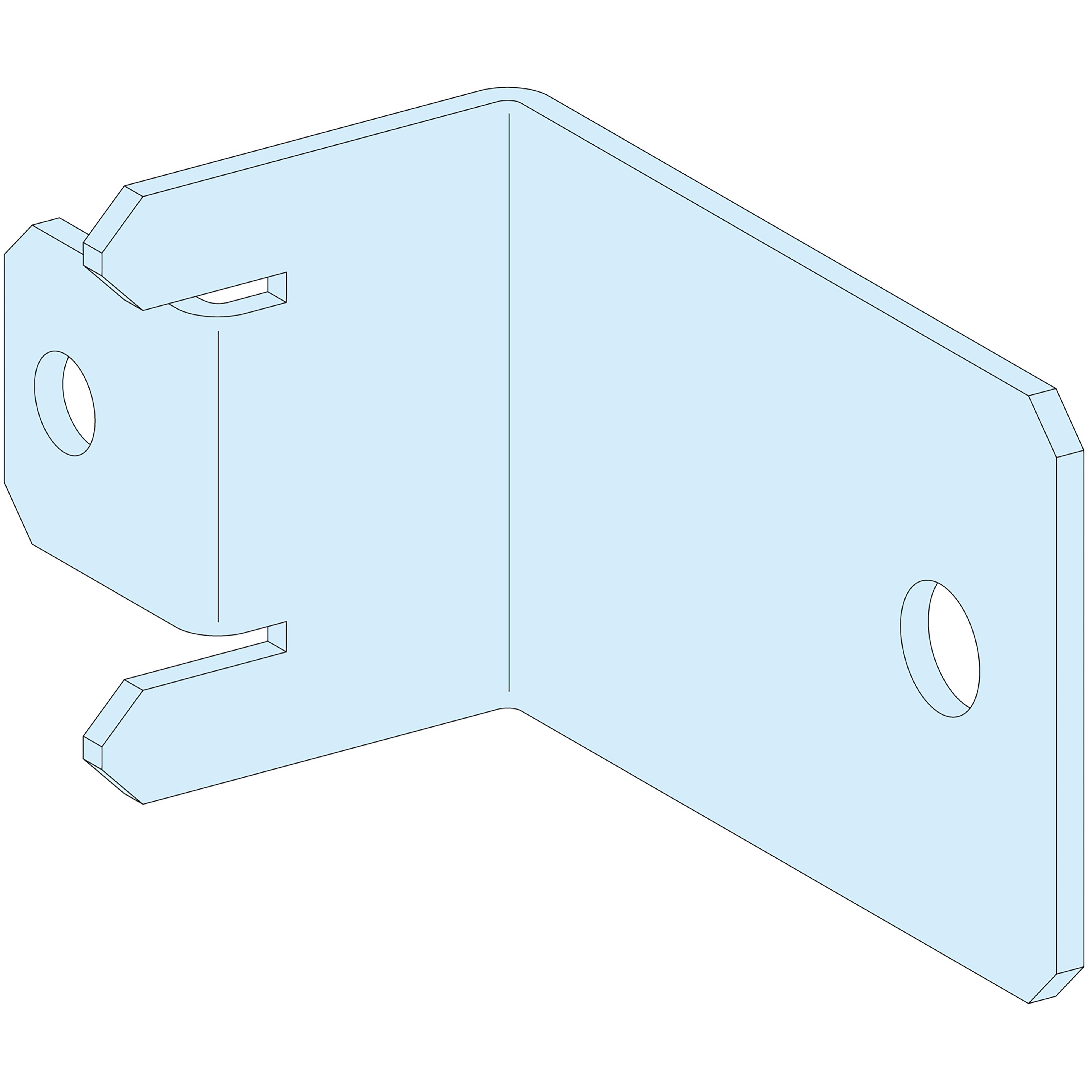 3 supports verticaux repère PE