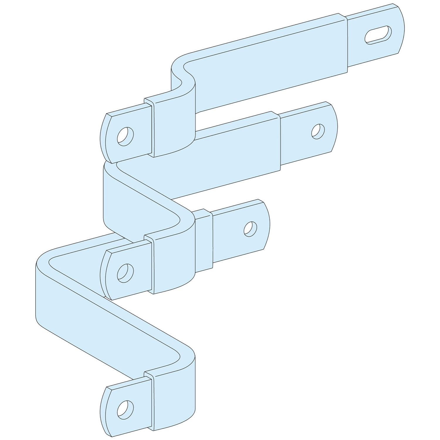 Connection for horizontal fixed NSX630 with toggle, 3P 630A, on Linergy LGY