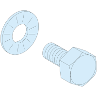  LVS04195 LVS04195 40 VIJAKA M6X16 RAVNE SABIRNICE <630A  