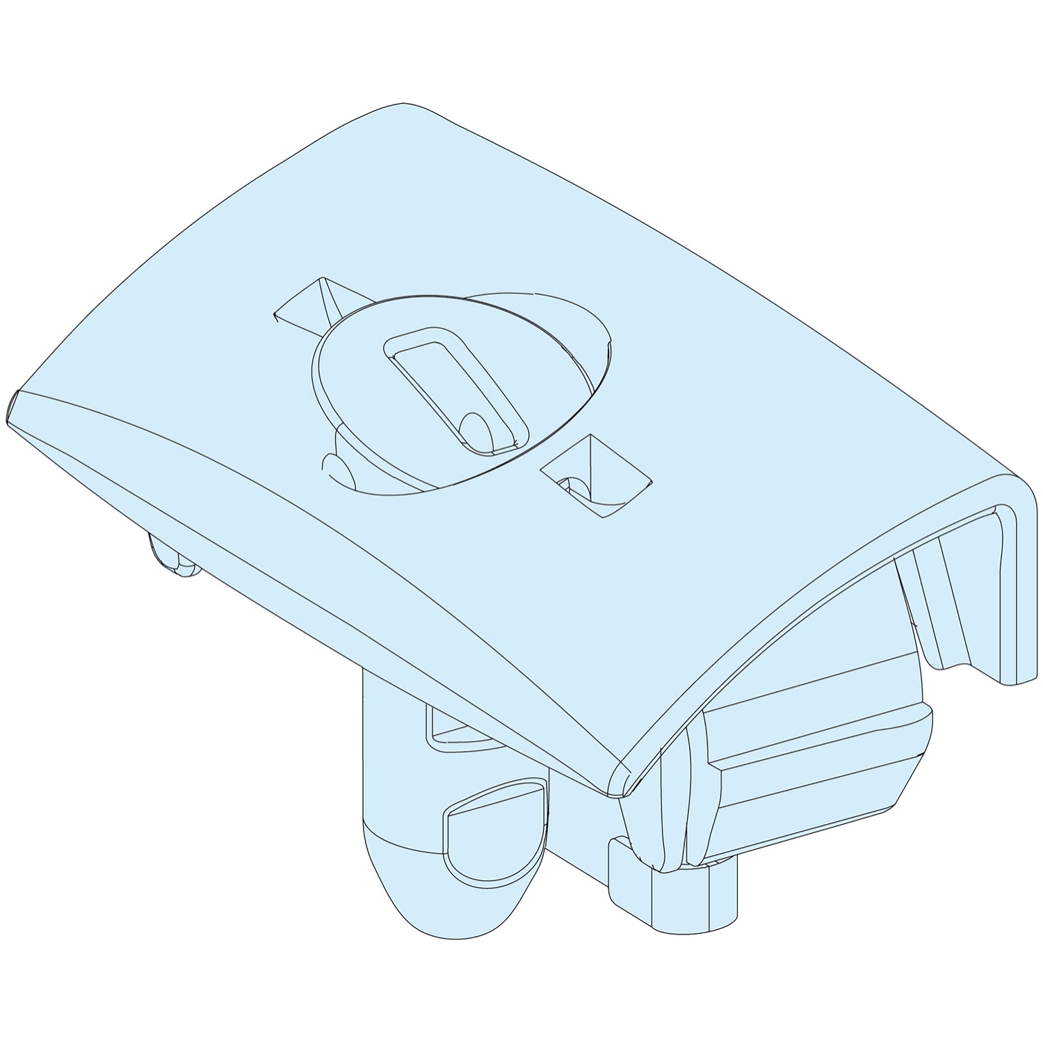 1/4 T LOCKING FRONT PLATE(2by10)