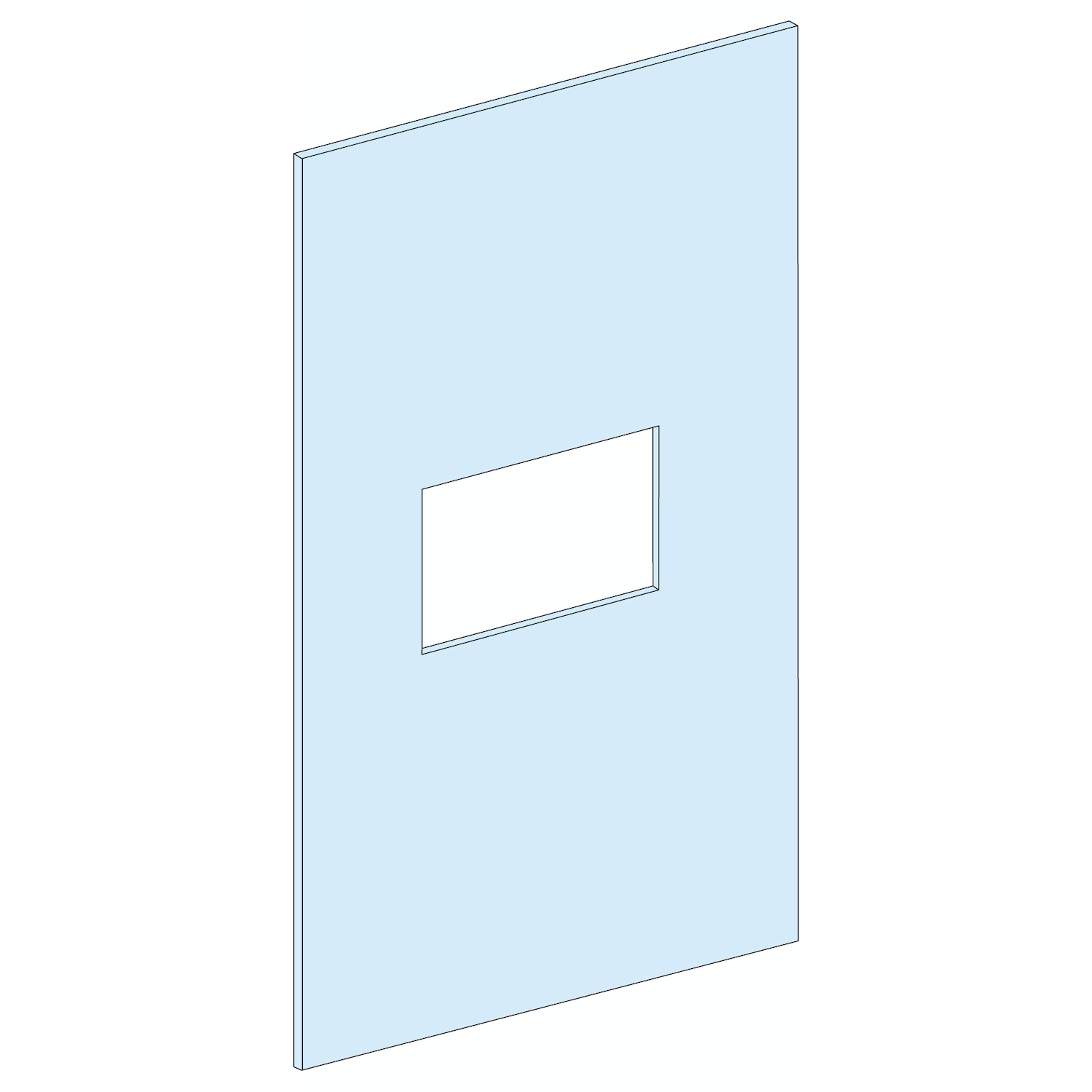 Homloklap vízszintes EZC250-hez 4M 500mm-sz 200mm-ma acél Prisma G/P Schneider