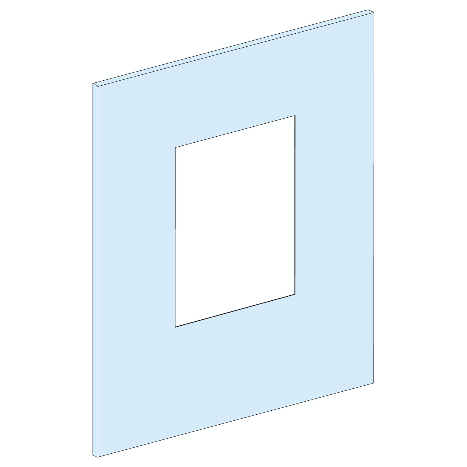 Homloklap függőleges 3P ISFT106-hoz 250mm-sz 300mm-ma 6M porszórt acél Prisma G Schneider