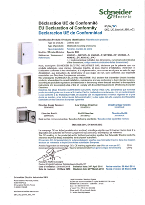 EU Declaration of Conformity Spacial S3D