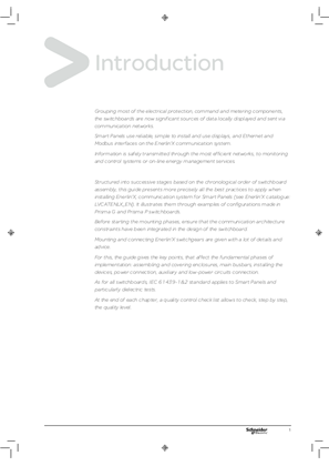 Smart panels - communication switchboards assembly - technical guide
