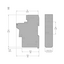 FUSE HOLDER 1P 50A FOR FUSE 14 X 51 MM - TI