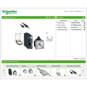 Online configurator for intuitive product selection