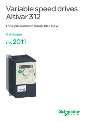 Discover catalogue for Altivar 312 variable speed drives
