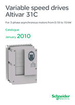 Catalogue Altivar 31C variable speed drives English 01/2010