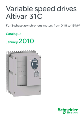Discover catalogue for Altivar 31C variable speed drives