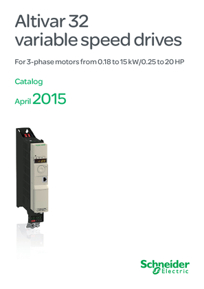 Catalog Altivar 32 Variable Speed Drives English 04/2015