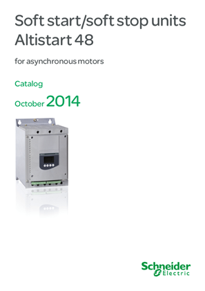 Catalog: Soft start/soft stop units Altistart 48