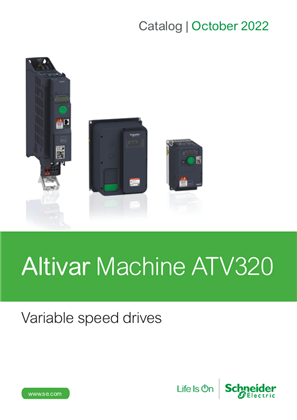 Discover the catalog for Altivar Machine ATV320 variable speed drive