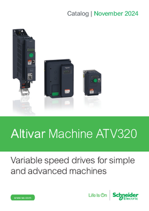 Discover the catalog for Altivar Machine ATV320 variable speed drive