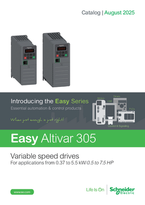 Discover the catalog for Easy Altivar 305