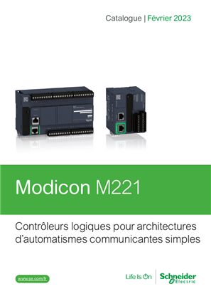 Découvrez le catalogue Modicon M221 Contrôleurs logiques pour architectures d’automatismes communicantes simples