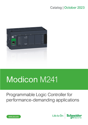 Catalog Modicon M241 Programmable Logic Controller for performance demanding applications_October 2023