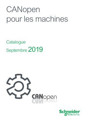 Catalogue CANopen pour les Machines