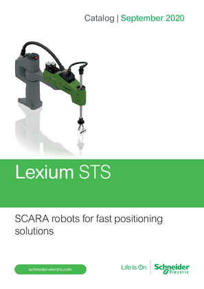 Catalog Lexium STS SCARA robots for fast positioning solutions English September 2020