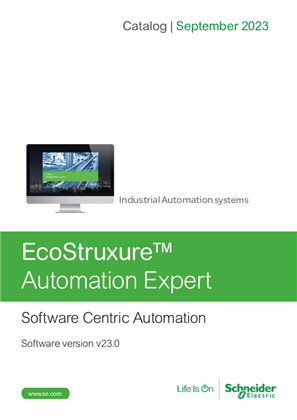 Discover catalog for EcoStruxure Automation Expert