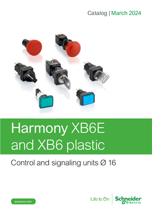 Harmony XB6 and XB6E , ф 16 - catalog