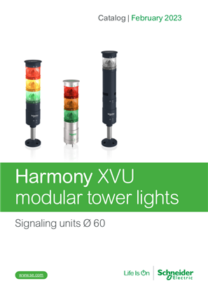 Catalog of Harmony XVU modular tower light, dia. 60