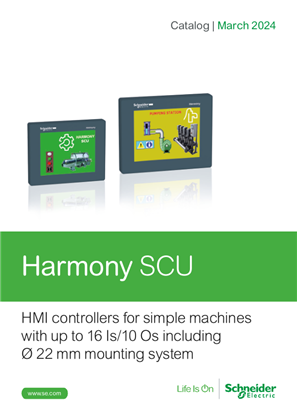 Catalog Harmony SCU HMI controllers for simple machines English 04/20
