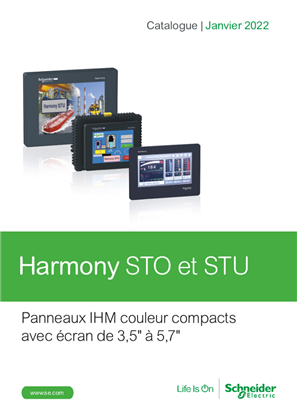 Catalogue Harmony STO et STU Panneaux IHM couleur compacts Français 01/2020