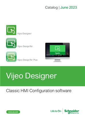 Catalog Vijeo Designer- Classic HMI Configuration software English 04/2021