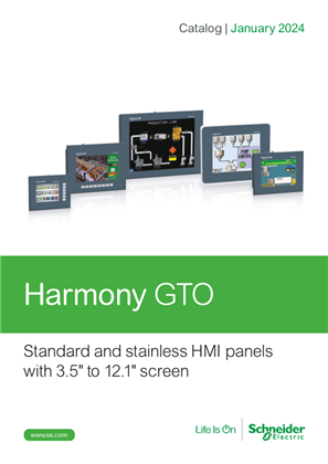 Catalog Harmony GTO: Standard and Stainless HMI panels - English_2024