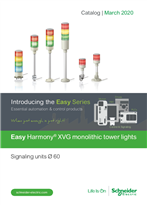Easy Harmony XVG Monolithic tower lights Ø 60 catalog