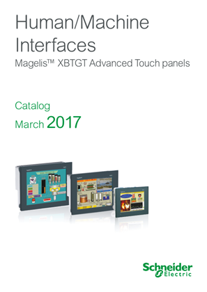 Catalog Magelis XBTGT Advanced Touch panels English 03/2017