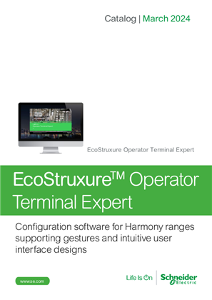 Catalog EcoStruxure Operator Terminal Expert English 08/2021