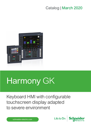 Catalog Harmony GK Keyboard-Touchscreen HMI panels English 03/2020