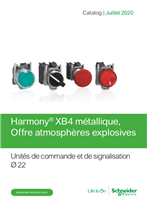 Catalogue Harmony XB4 métallique offre atmosphères explosives - Français 07-2020