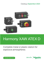 Catalog of Harmony XAW ATEX D complete control stations for explosive atmospheres - English 09-2020