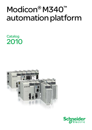 Modicon M340 Automation Platform Catalog