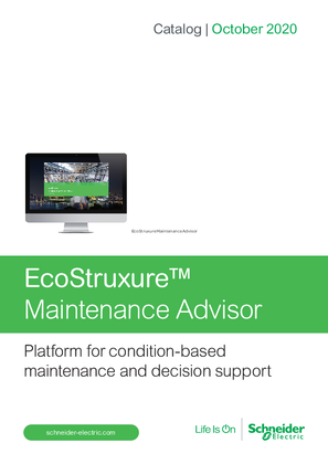 Discover catalog for EcoStruxure Maintenance Advisor