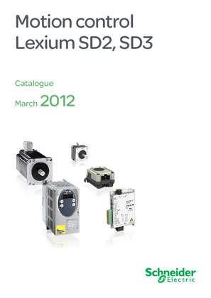 Catalog Lexium SD2 SD3 Steppers Drives and BRS Motors