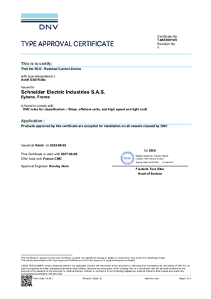 DNV_Marine_iC60RCBO