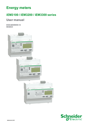 iEM3100 / iEM3200 / iEM3300 series- User Manual