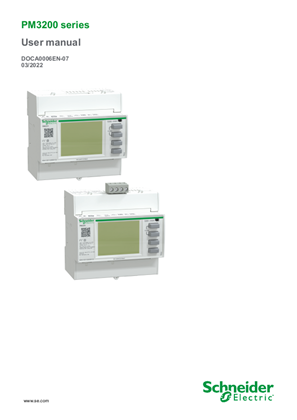 PM3200 series - User Manual