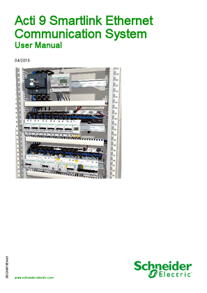 Acti9 Smartlink Ethernet Communication System - User Manual