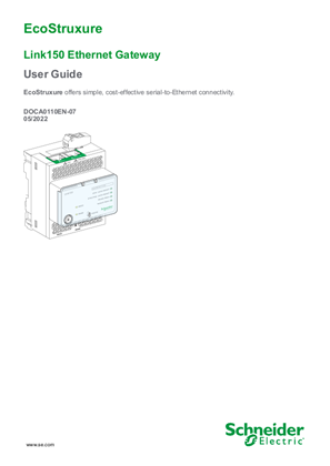 Ethernet Gateway Link150 - User Guide