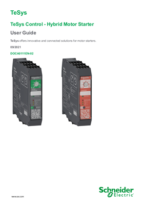 TeSys H Motor Starter - User Guide