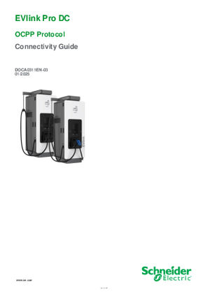 EVlink Pro DC, OCPP Protocol Connectivity Guide