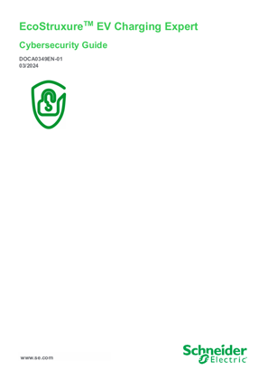 EcoStruxure EV Charging Expert - Cybersecurity guide