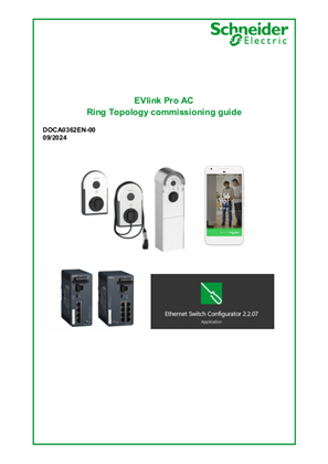 EVlink Pro AC Ring Topology commissioning guide